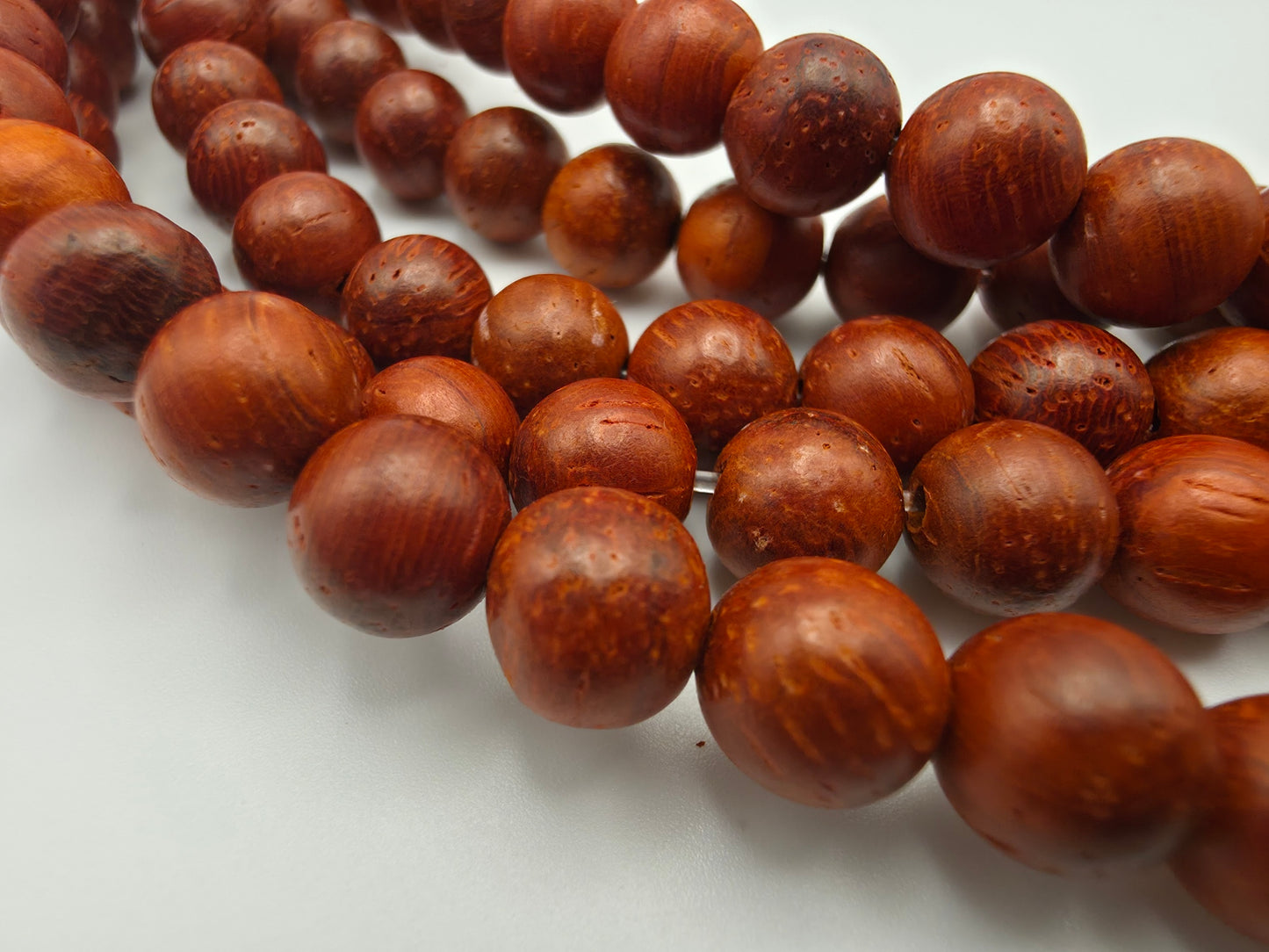 Indonesian Rosewood Round beads AA Grade – 15" Strand