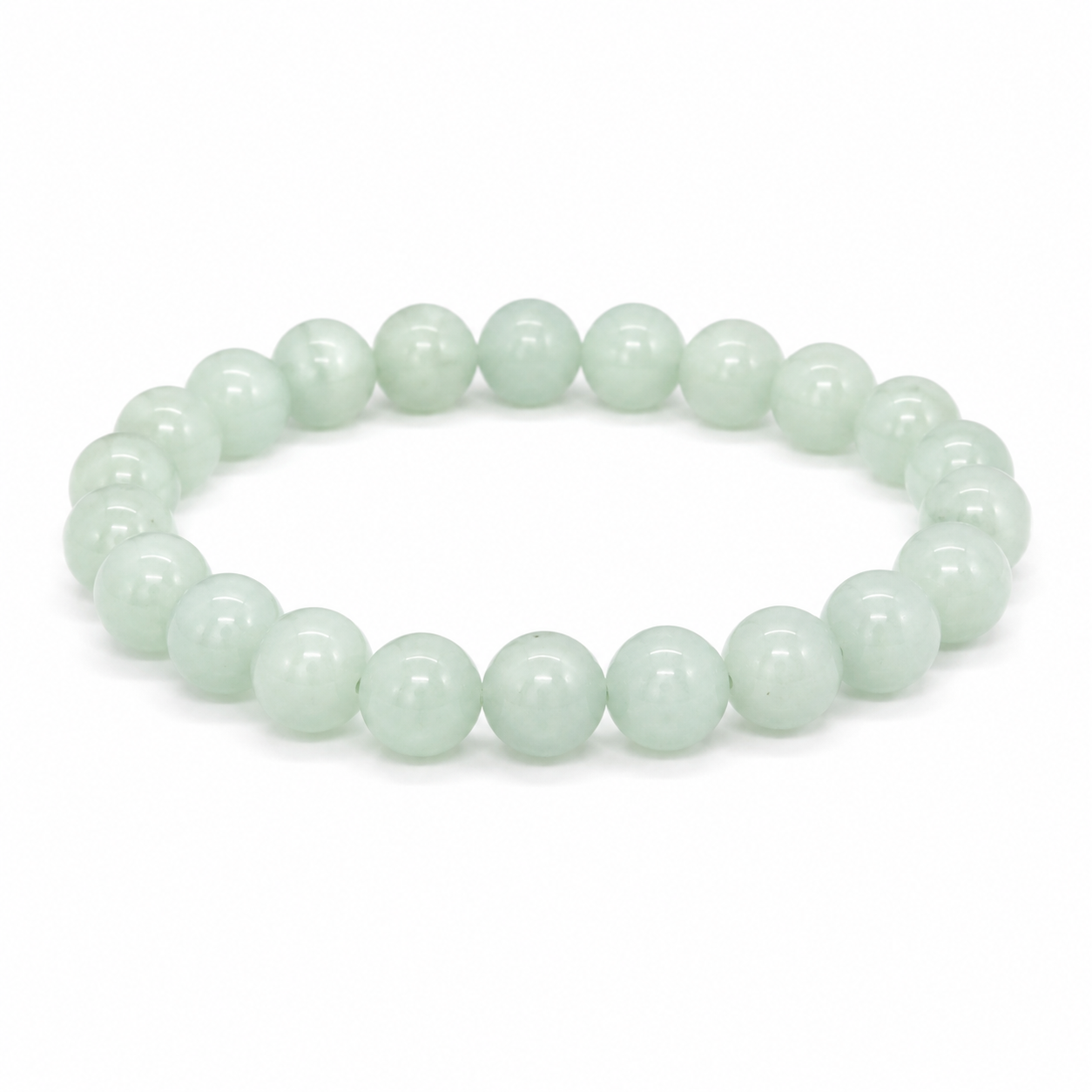 Indian Green Aventurine Bracelet – Premium Natural Gemstone 8mm Stretch Bracelet