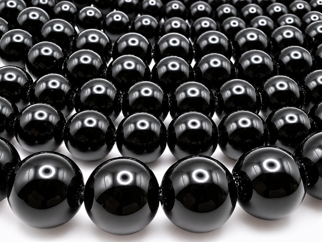 Natural Black Obsidian Beads: Volcanic Glass and Jewellery Uses