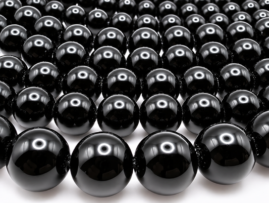 Natural Black Obsidian Beads: Volcanic Glass and Jewellery Uses