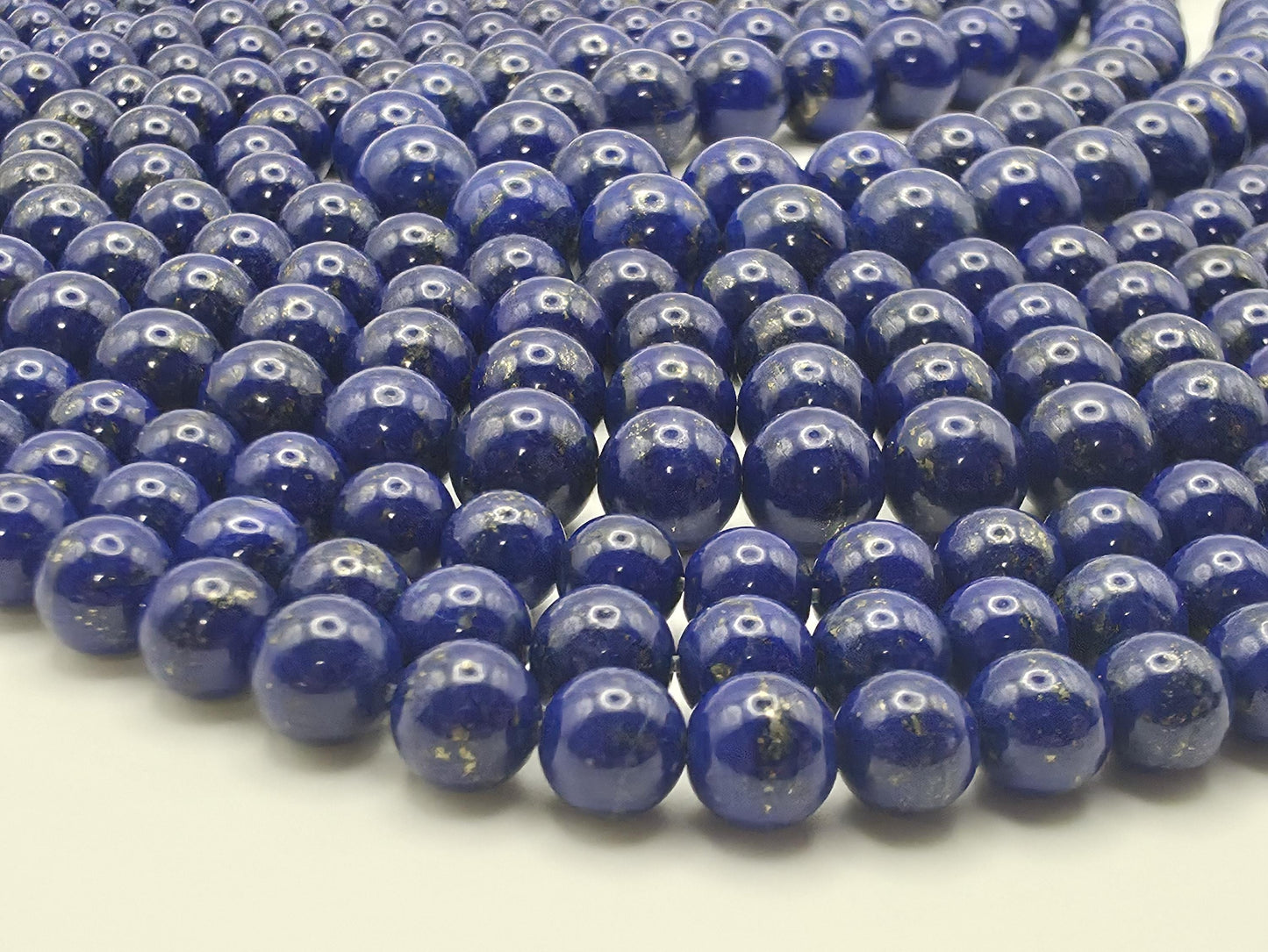 Lapis Lazuli Beads AAA+ Grade Royal blue - 15.5" Strand