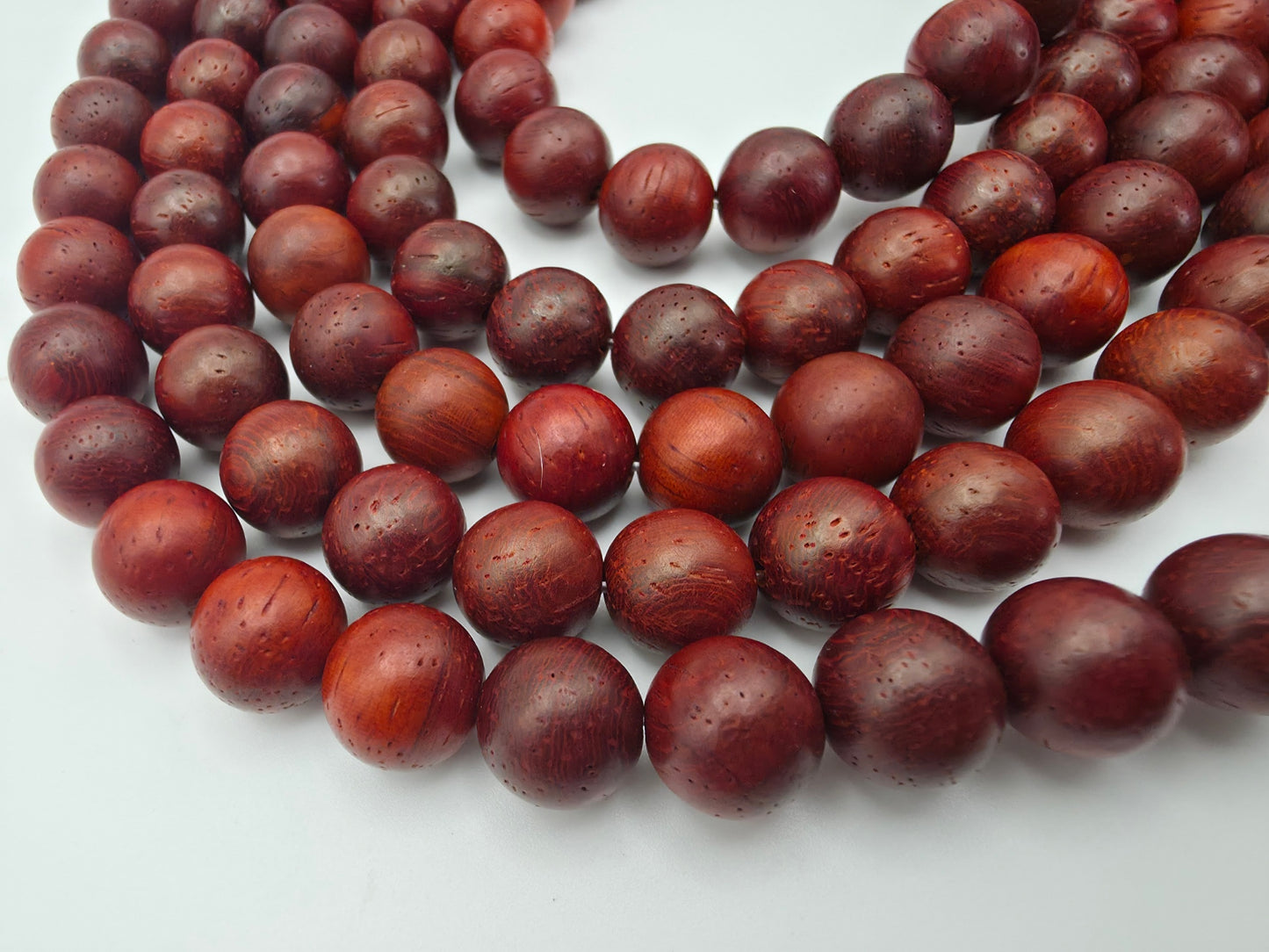 Indonesian Rosewood Round beads AA Grade – 15" Strand