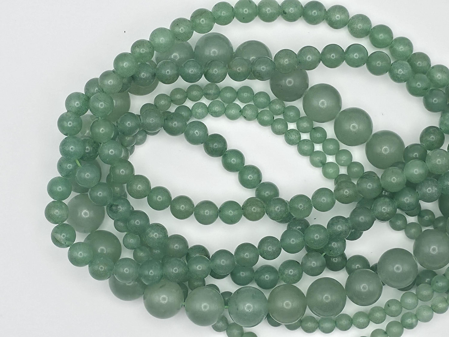 Aventurine Round beads AAA Garde - 15.5" Strand