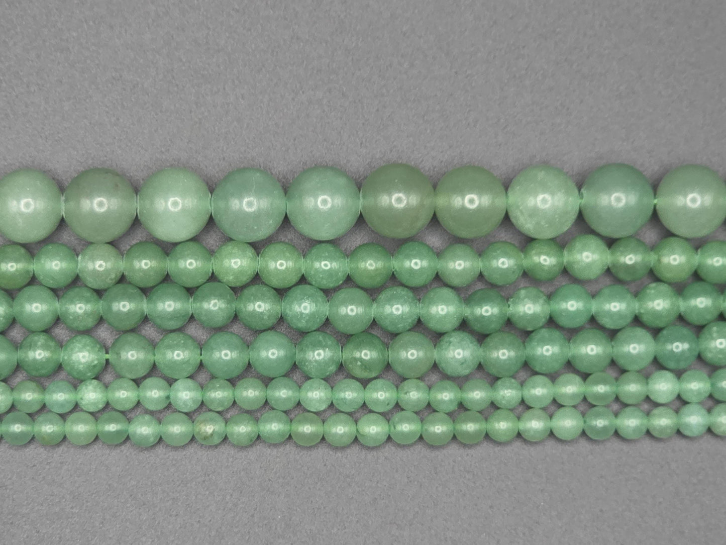 Aventurine Round beads AAA Garde - 15.5" Strand