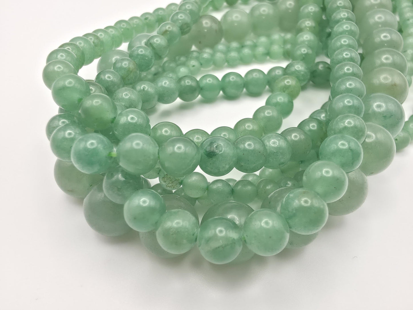 Aventurine Round beads AAA Garde - 15.5" Strand