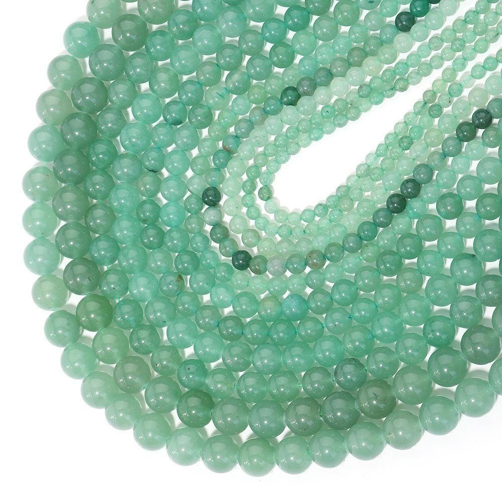 Aventurine Round beads AAA Garde - 15.5" Strand