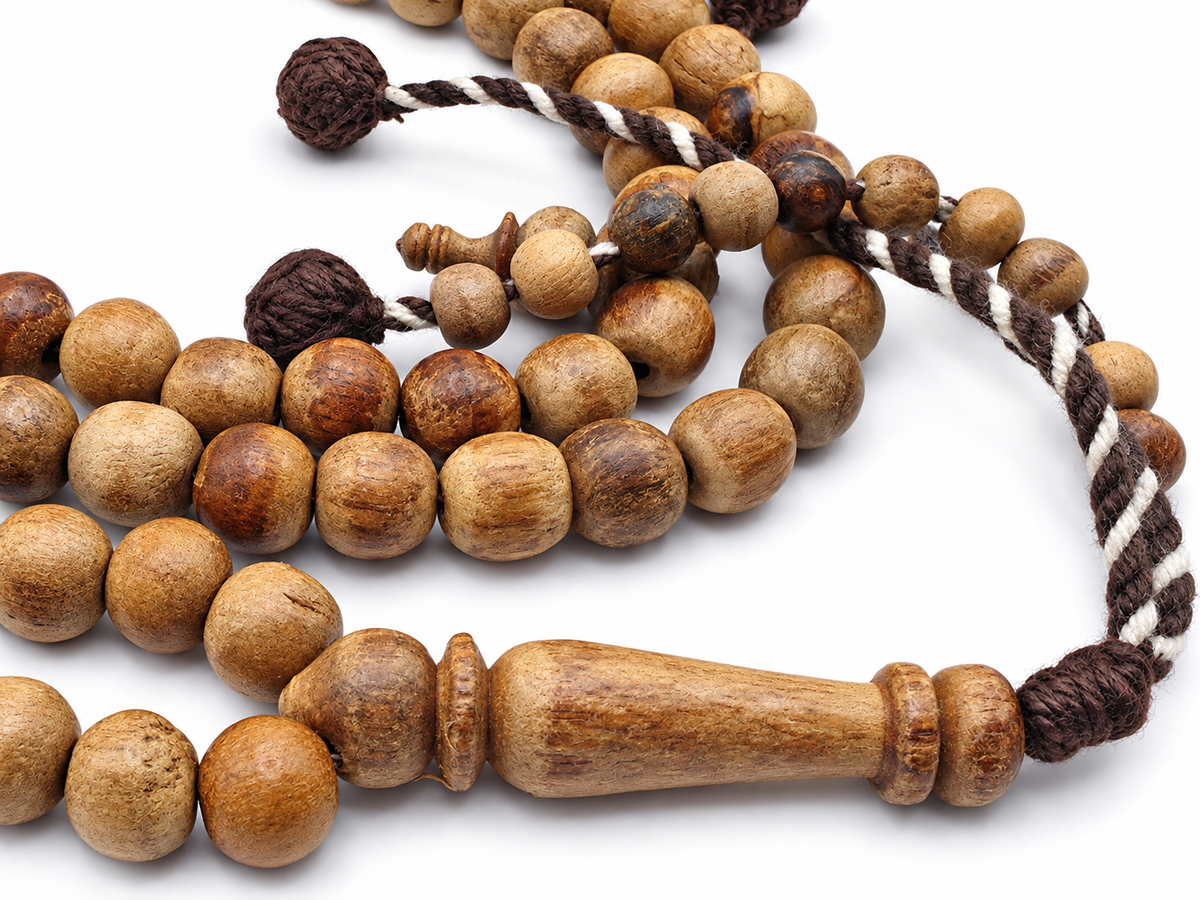 Agarwood Oud Tasbih – 8mm, Premium 100 Bead Prayer Beads