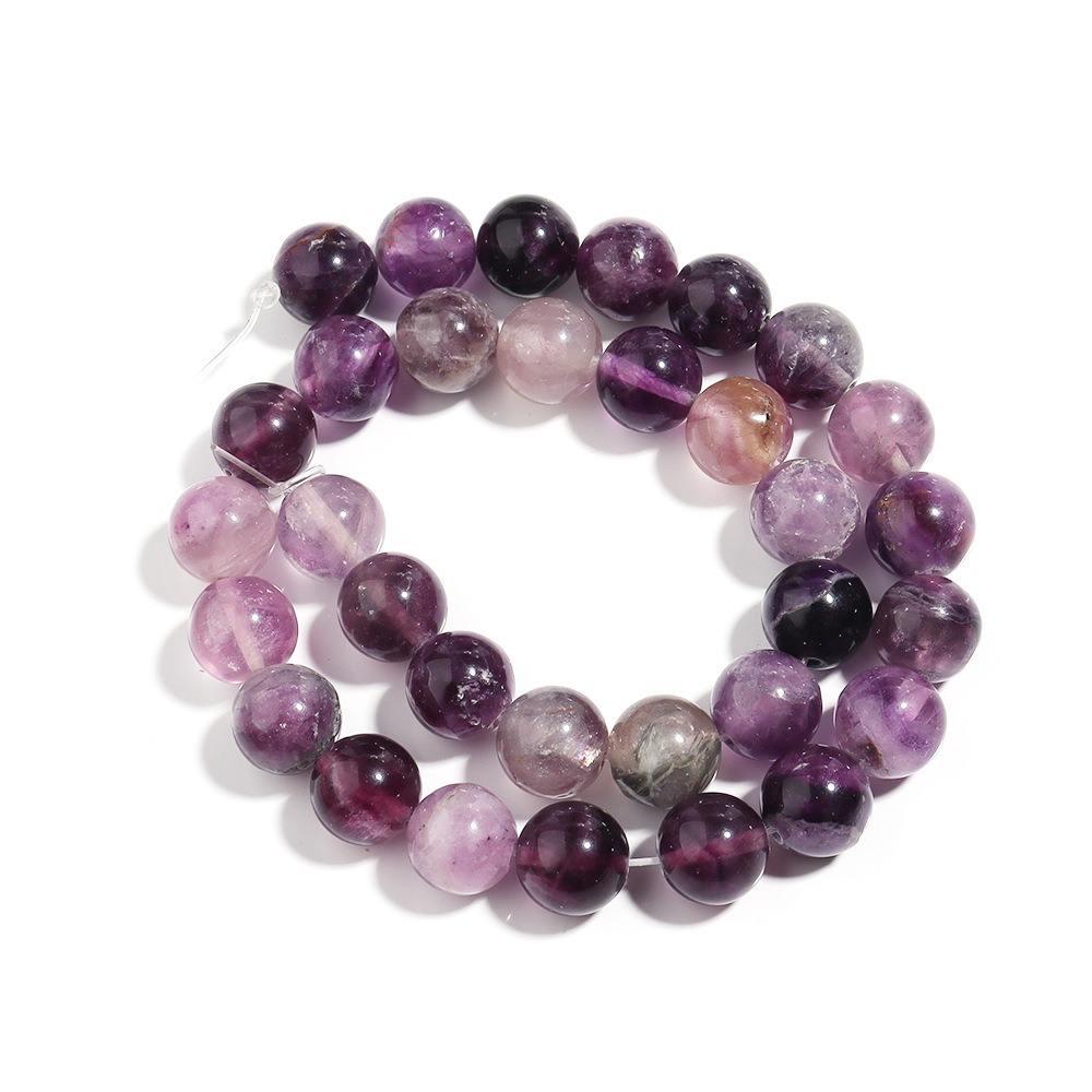 Natural AAA Fluorite round beads AAA Grade - 15" Strand