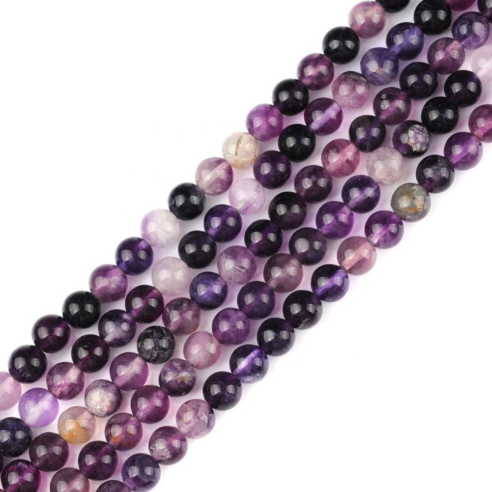 Natural AAA Fluorite round beads AAA Grade - 15" Strand