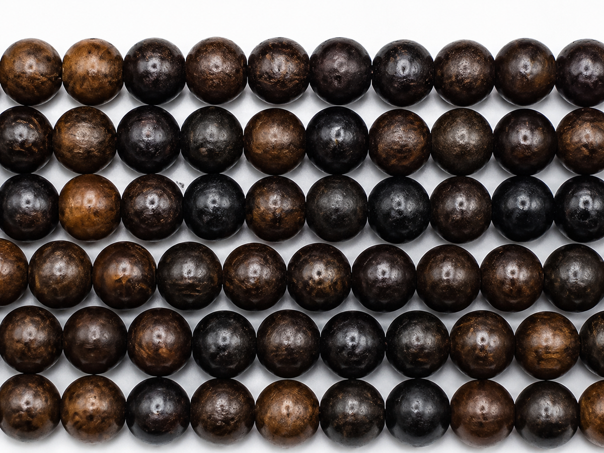 Tamarind Wood Tasbih – 8mm, Premium 100 Bead Prayer Beads