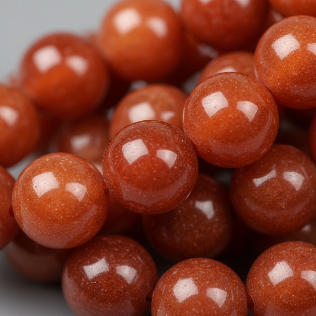 Red Aventurine Beads