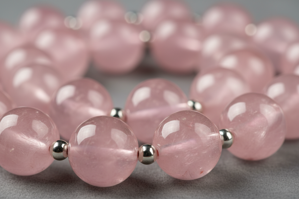 AAA+ rose quartz beads