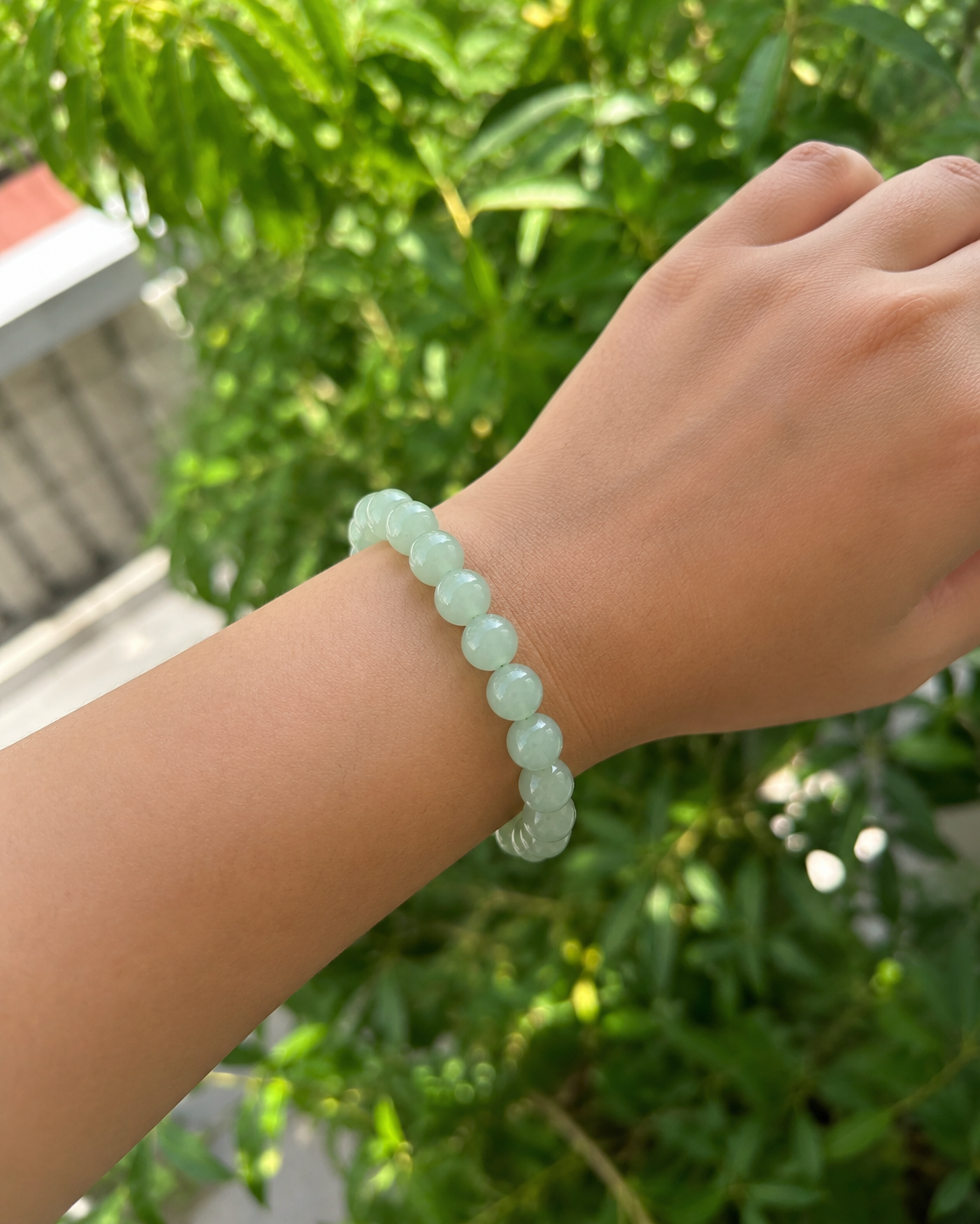 Indian Green Aventurine Bracelet – Premium Natural Gemstone 8mm Stretch Bracelet