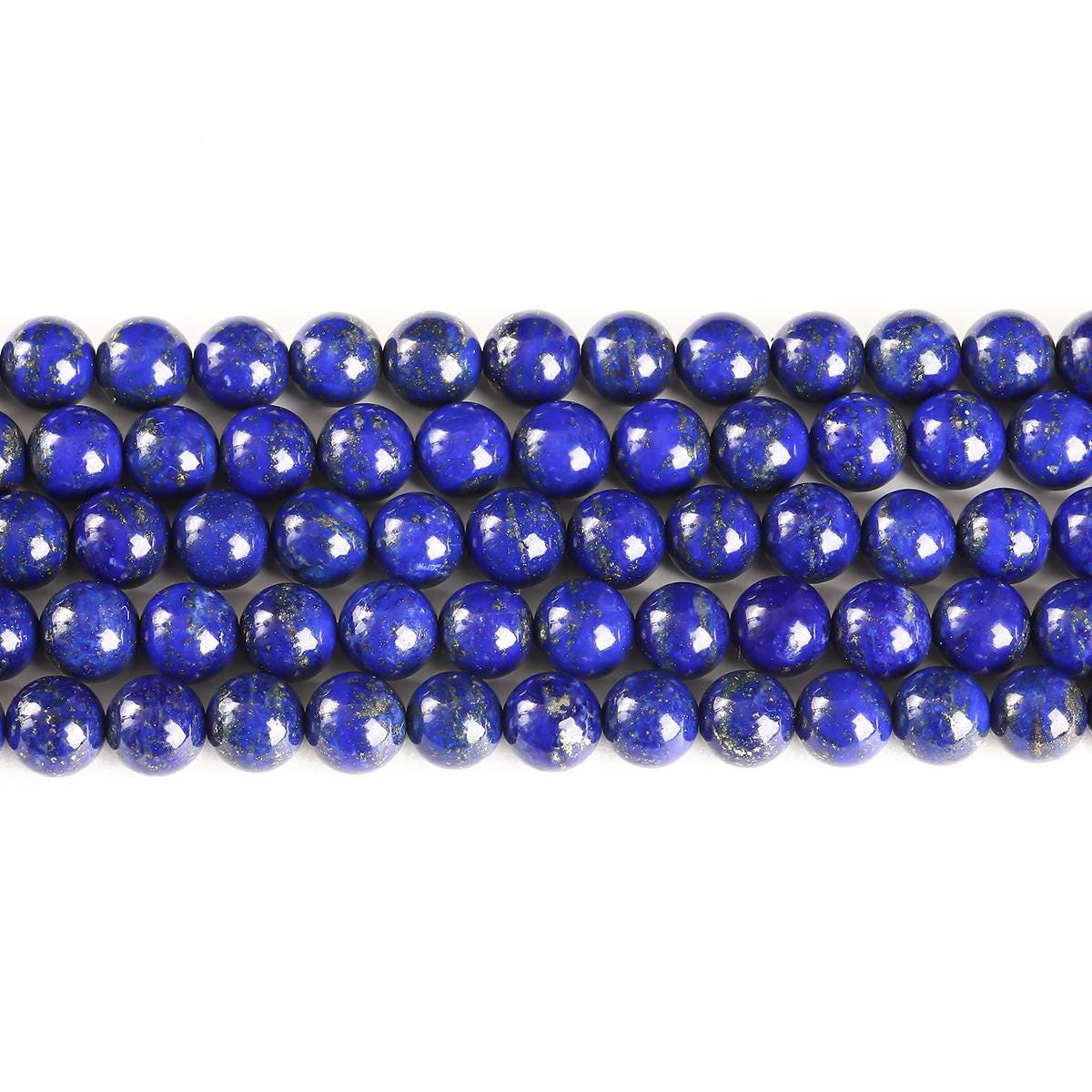 Lapis Lazuli Beads AAA+ Grade Royal blue - 15.5" Strand