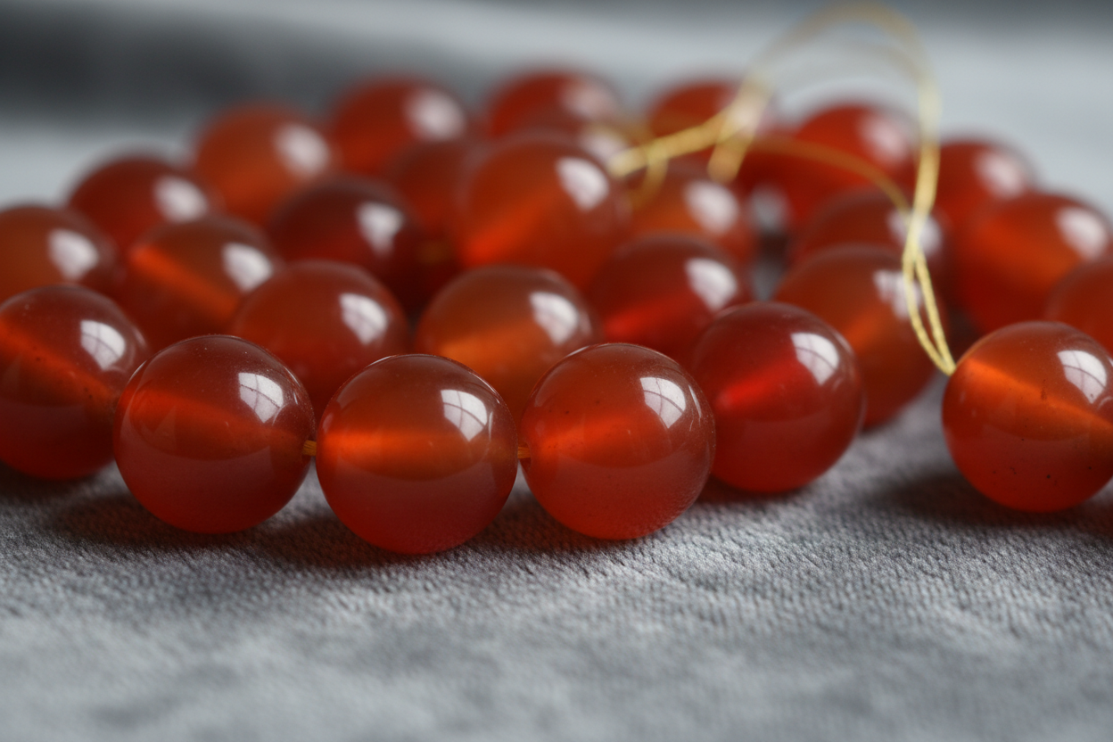 carnelian beads