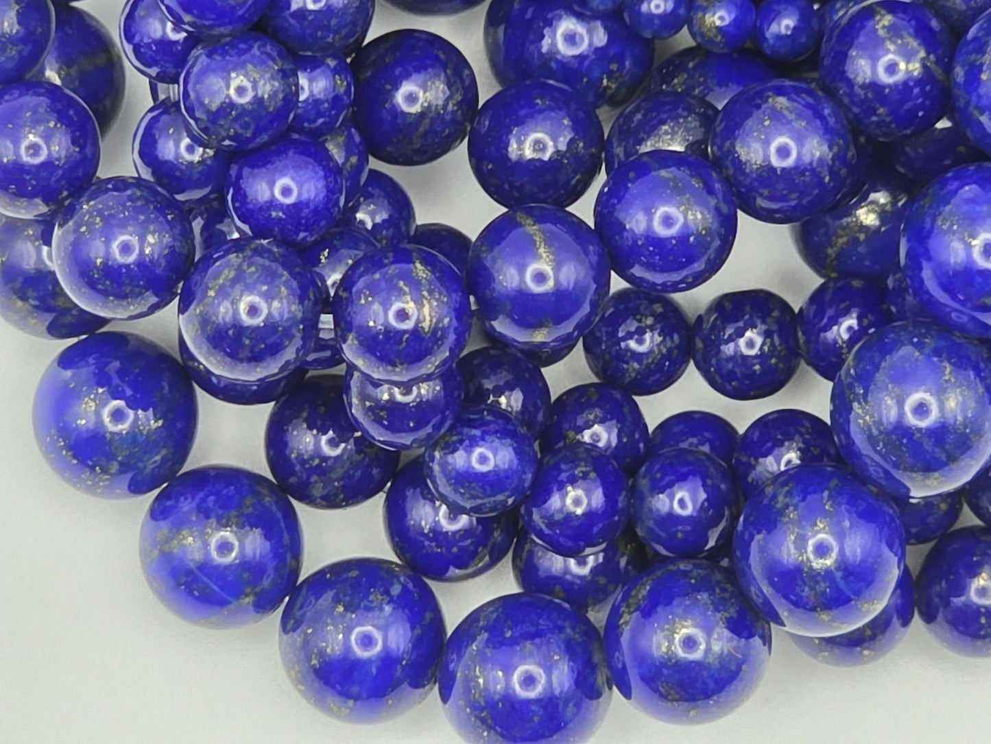 Lapis Lazuli Beads AAA+ Grade Royal blue - 15.5" Strand