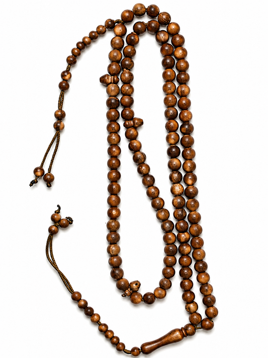 Kuka Wood Tasbih – 8mm, Premium 100 Bead Prayer Beads