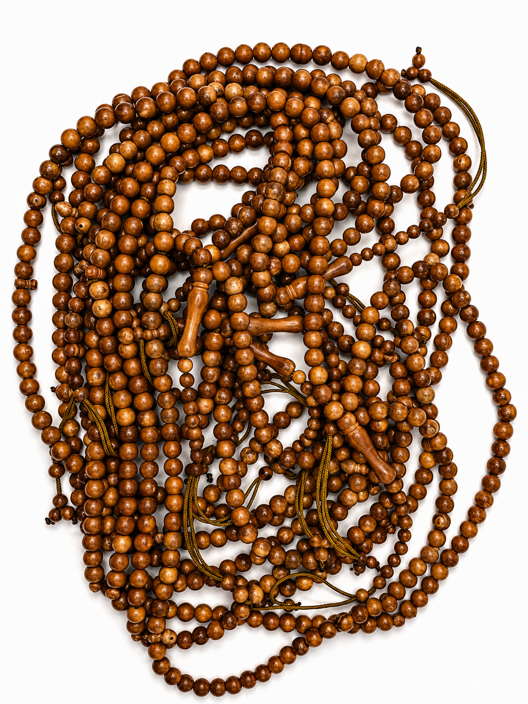 Kuka Wood Tasbih – 8mm, Premium 100 Bead Prayer Beads