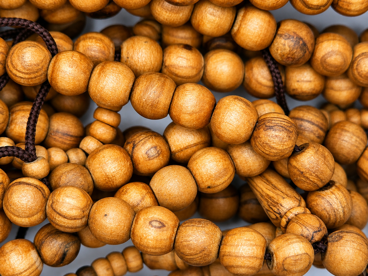 Olive Wood Tasbih – 10mm, Premium 100 Bead Prayer Beads