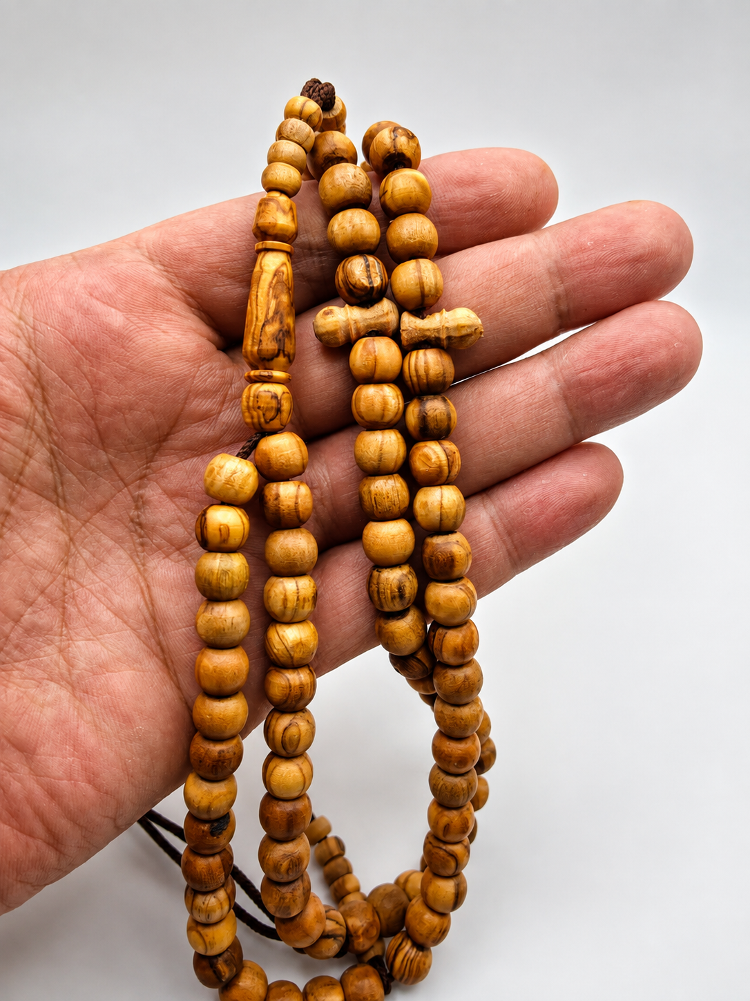 Olive Wood Tasbih – 8mm, Premium 100 Bead Prayer Beads