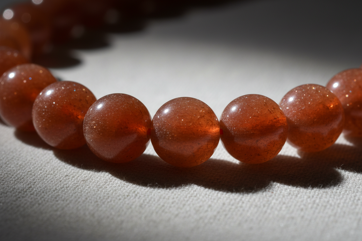 red aventurine beads